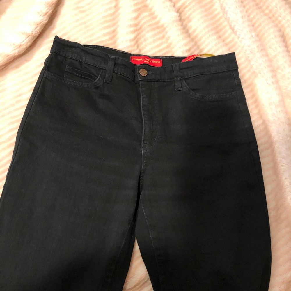 Tummy tuck NYD jeans beautiful fit size 10p,black